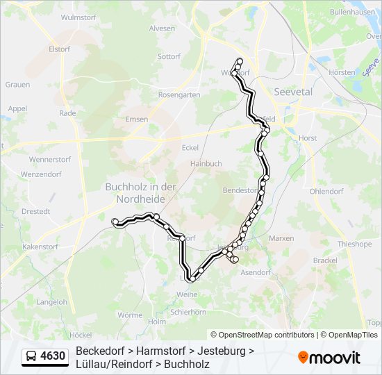 4630 bus Line Map