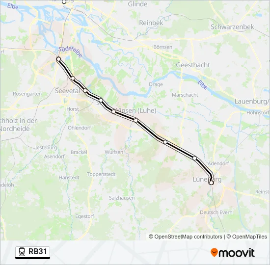 RB31 Train Line Map