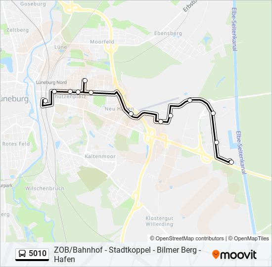 5010 bus Line Map