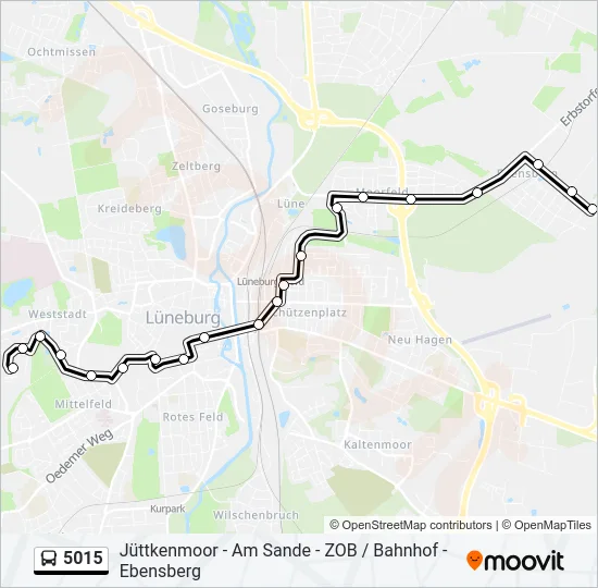 5015 Bus Line Map