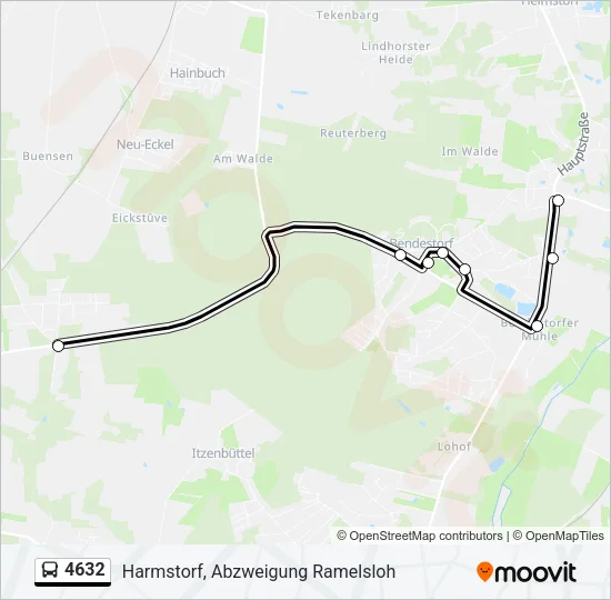 4632 Bus Line Map