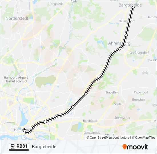 RB81 Train Line Map