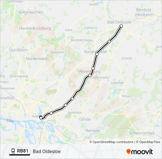 RB81 Train Line Map