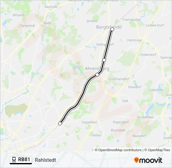 RB81 Train Line Map
