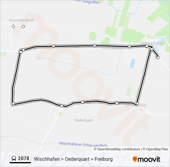 2078 Bus Line Map