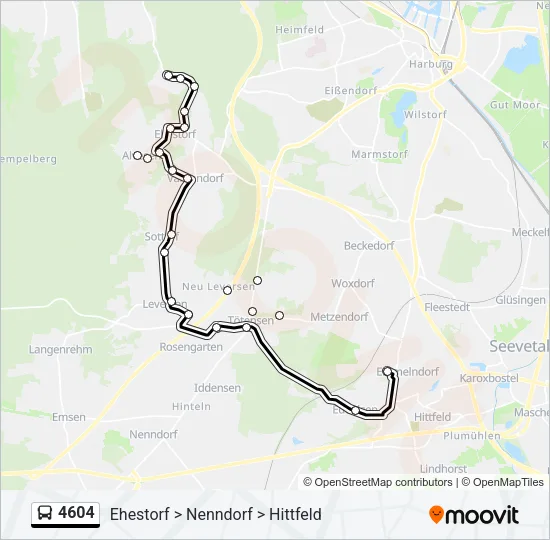4604 Bus Line Map