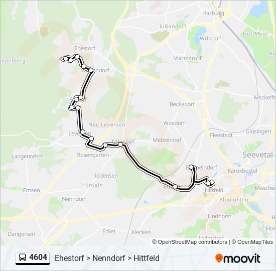 4604 bus Line Map