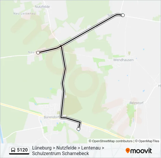 5120 Bus Line Map