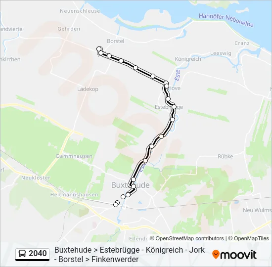 2040 Bus Line Map