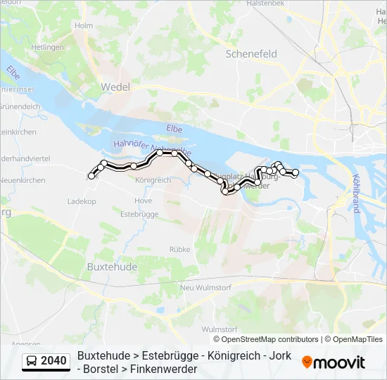2040 Bus Line Map