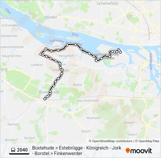 2040 Bus Line Map