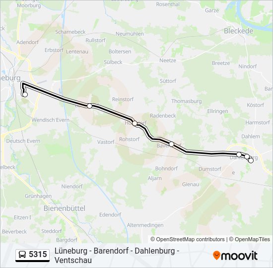 5315 bus Line Map