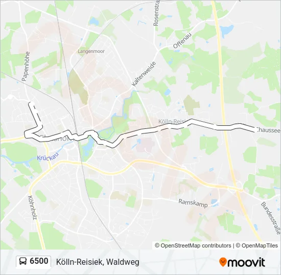  6500: карта маршрута