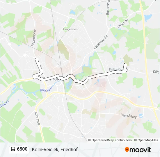  6500: карта маршрута