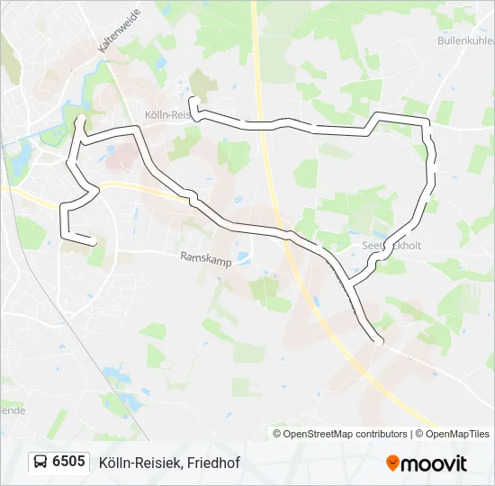  6505: карта маршрута