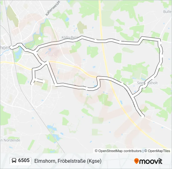  6505: карта маршрута