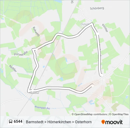  6544: карта маршрута