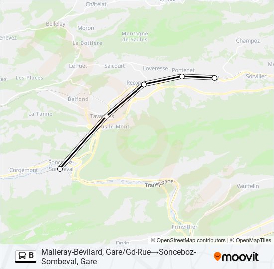 B  Line Map