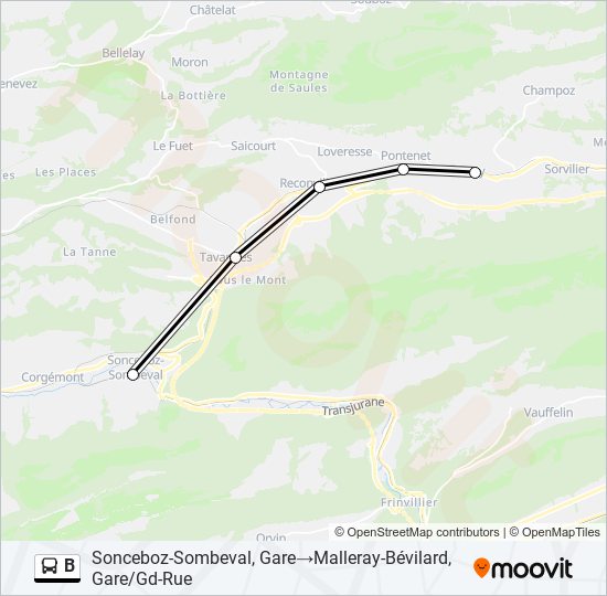 B  Line Map