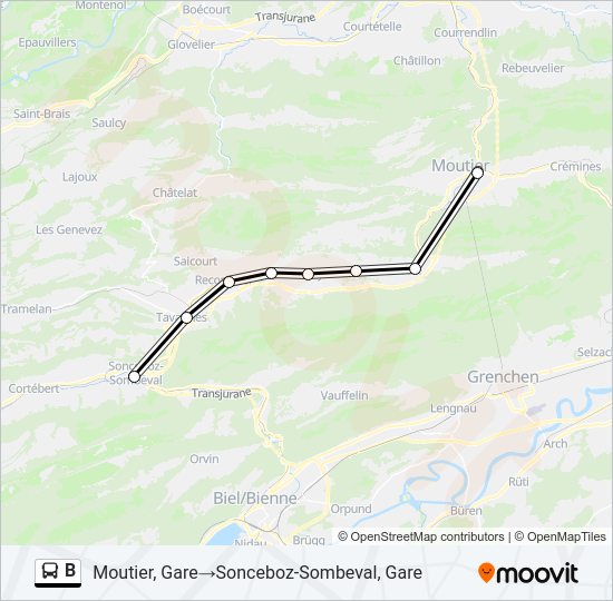 B  Line Map