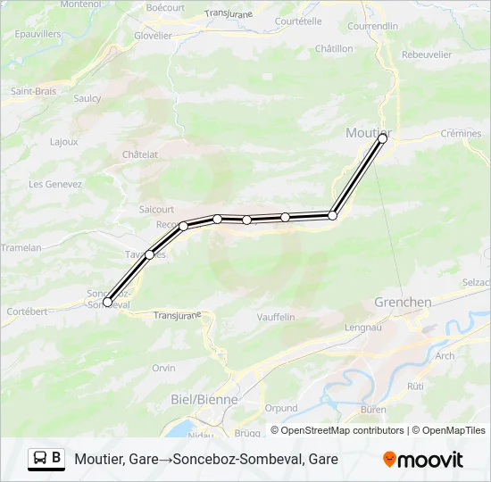 B  Line Map