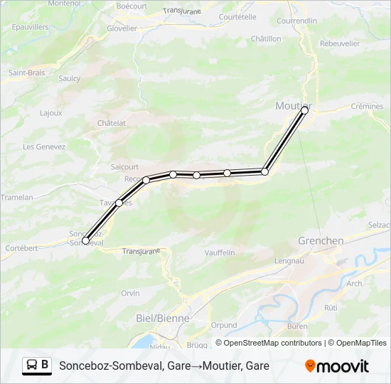 B  Line Map