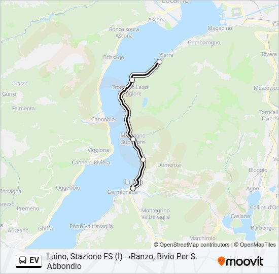 EV Bus Line Map