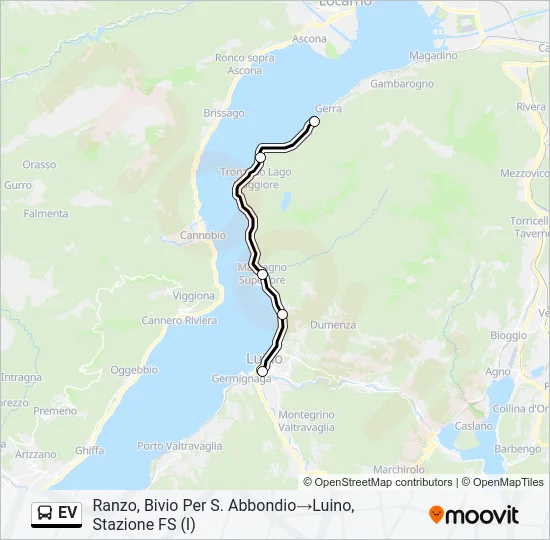 EV Bus Line Map