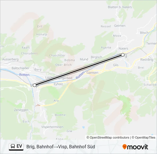 EV Bus Line Map
