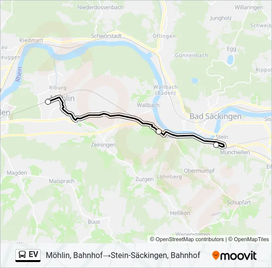 EV Bus Line Map