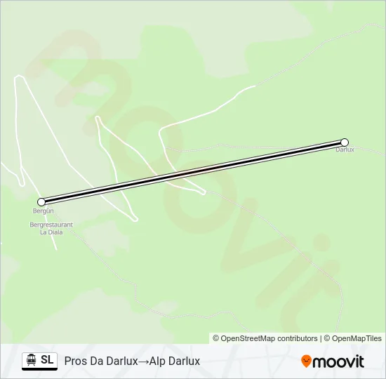 Seilbahnlinie SL Karte