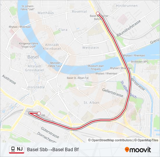 NJ train Line Map