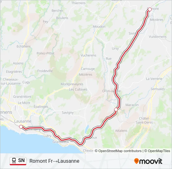 SN Train Line Map