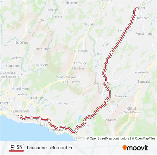 SN Train Line Map
