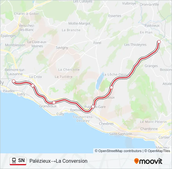 SN Train Line Map