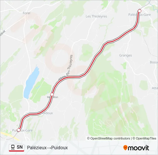 SN Train Line Map