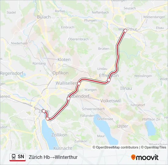 SN Train Line Map