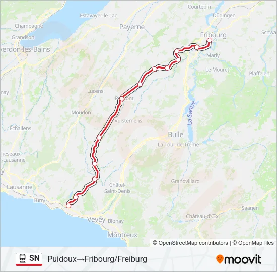 SN Train Line Map