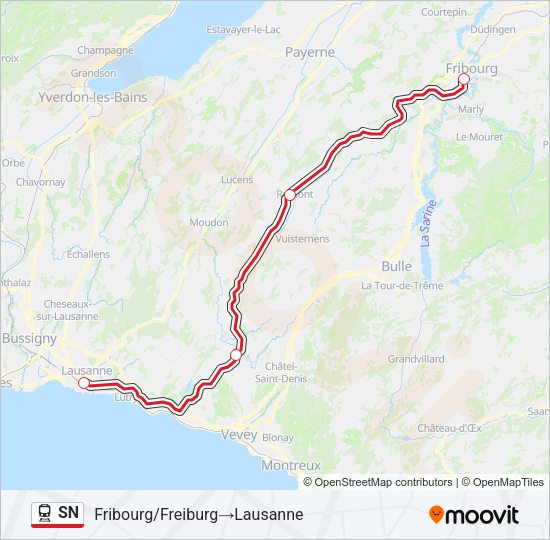 SN Train Line Map