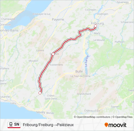 SN Train Line Map