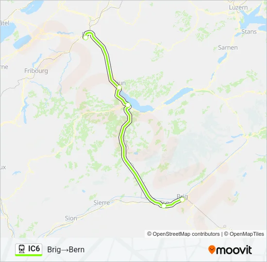 IC6 Train Line Map