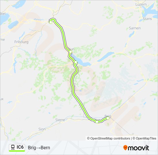 IC6 Train Line Map