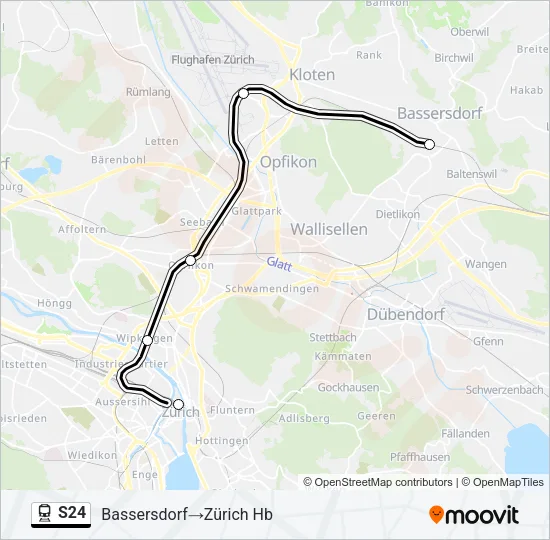 S24 Train Line Map