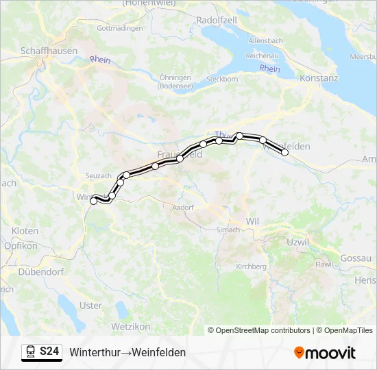 S24 Train Line Map