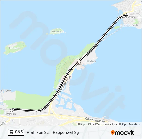 SN5 Train Line Map