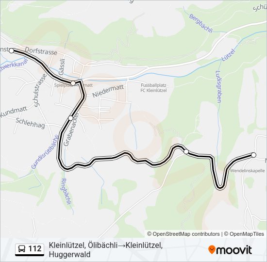 112 Bus Line Map
