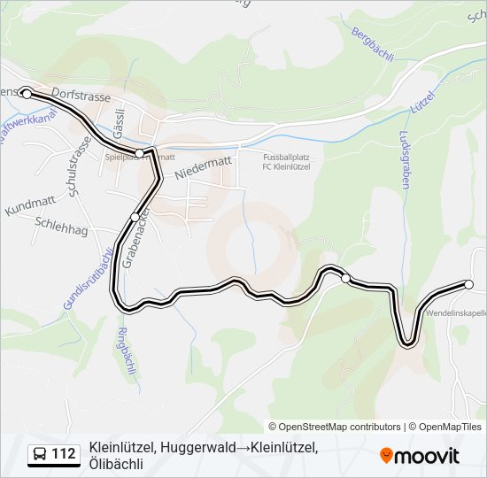 112 Bus Line Map