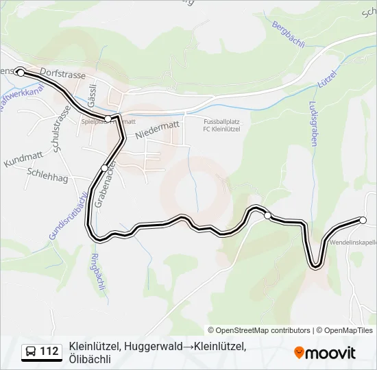 112 Bus Line Map