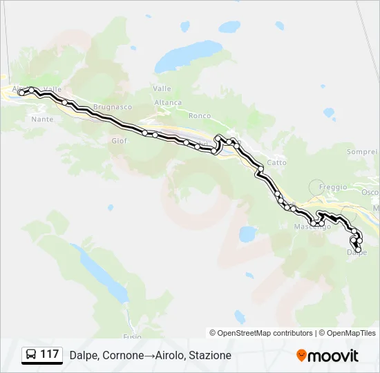 117 Bus Line Map