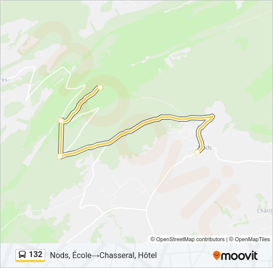 132 Bus Line Map